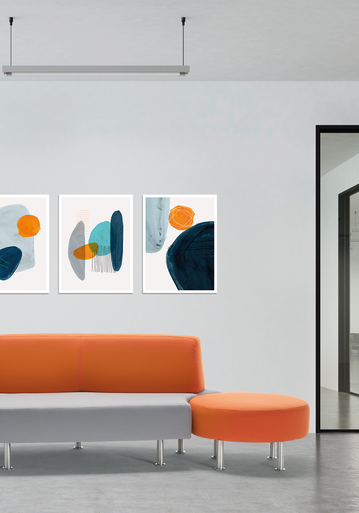 Byte: incontro di segmenti, linee e curve, abbinate al contrasto di colori, una soluzione d’arredo funzionale e personalizzata.